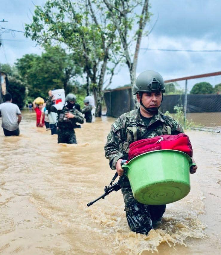 se estima que unas 300 personas han sido afectadas. Foto Redes Sociales.