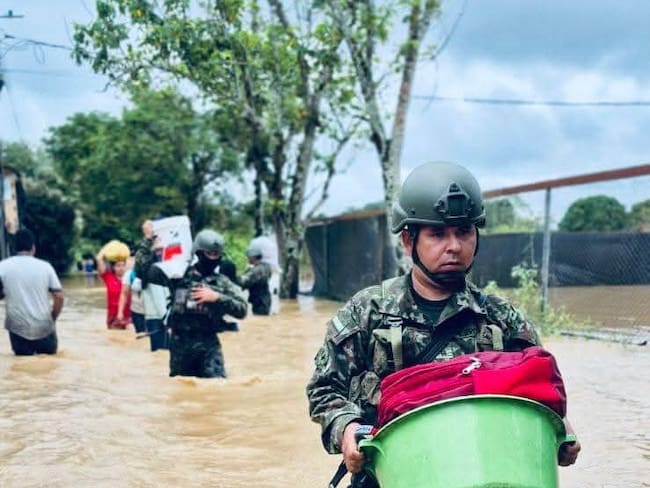 se estima que unas 300 personas han sido afectadas. Foto Redes Sociales.