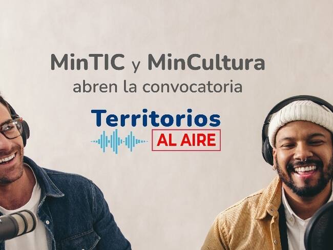 MinTIC abrió la convocatoria ‘Territorios al Aire’ para la realización de productos sonoros. MinTIC.
