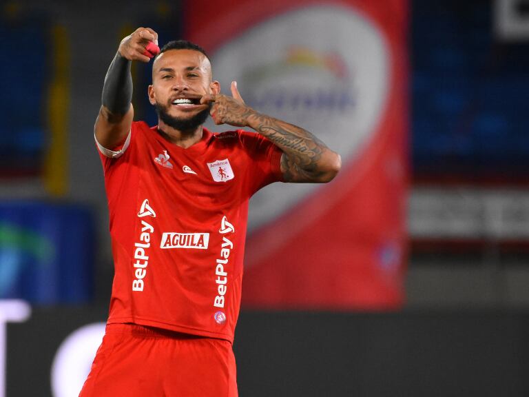 Duván Vergara con el América de Cali en Copa Libertadores - Colprensa