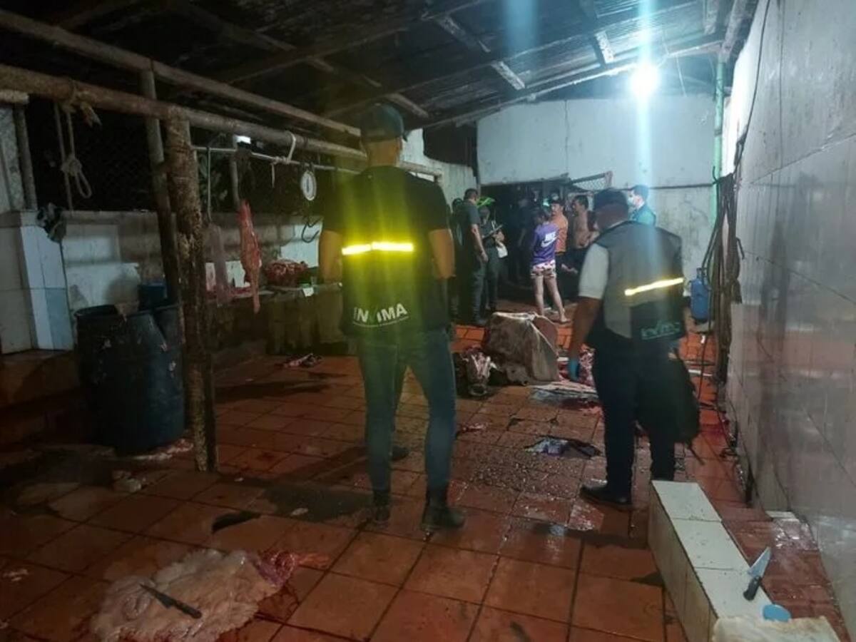 Funcionarios del Invima fueron atacados en un matadero clandestino