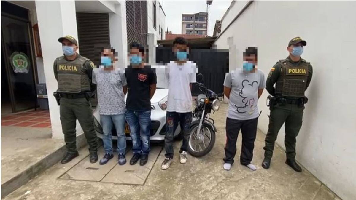 Capturados presuntos fleteros después de robar en El Carmen de Viboral