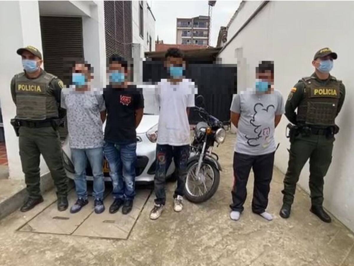 Capturados presuntos fleteros después de robar en El Carmen de Viboral