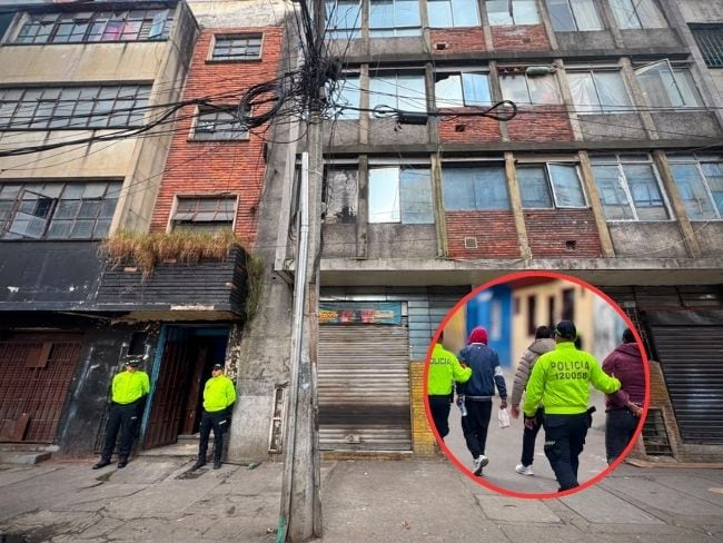 Megaoperativo en pagadiarios en Bogotá. Foto: Mebog.