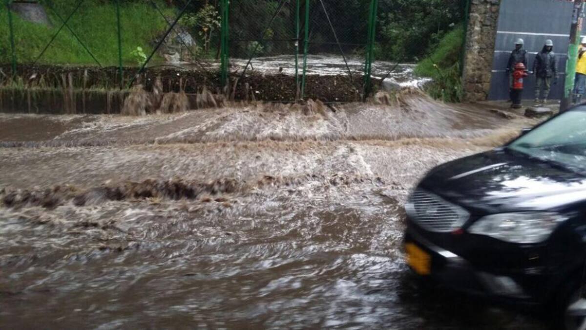 Se presentan represamientos principalmente en el norte de la ciudad.