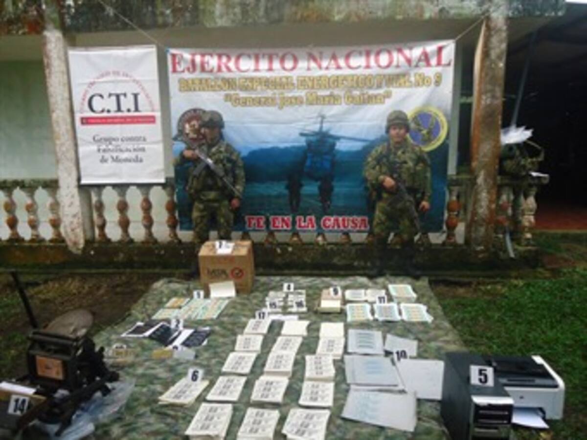 Descubren imprenta donde se falsificaba dólares en Putumayo