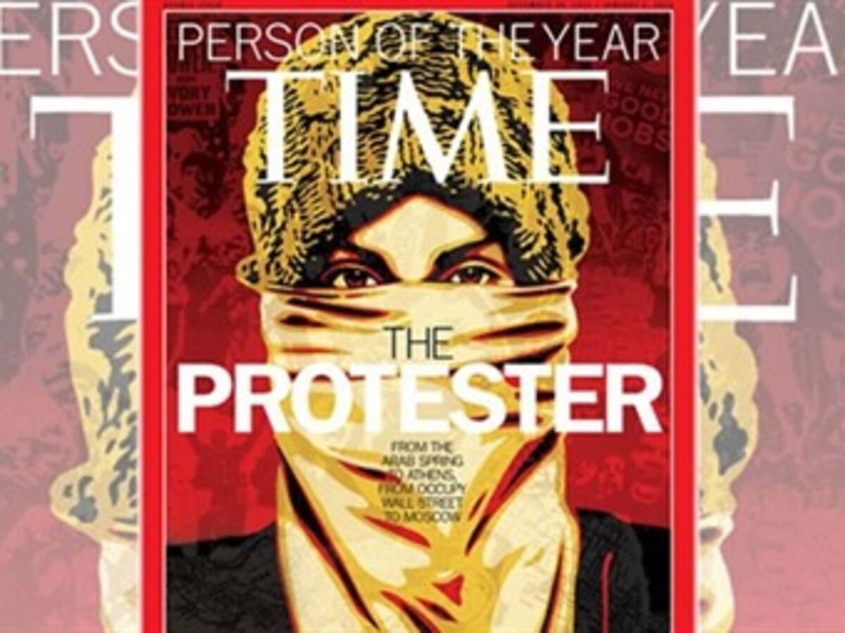 El manifestante, personaje del año según revista Time