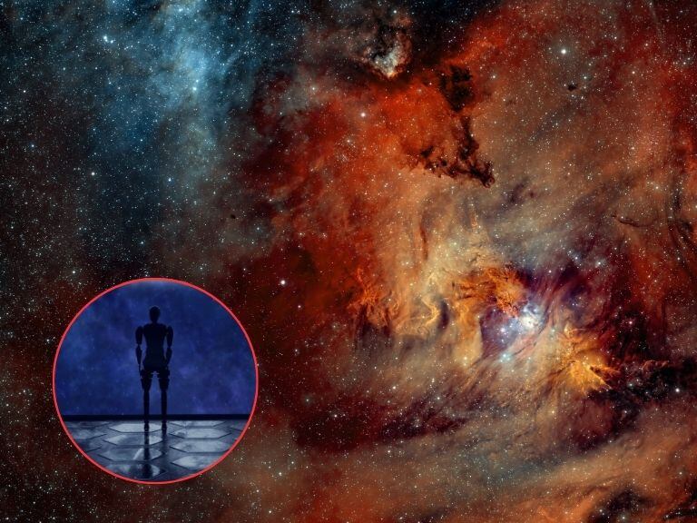 Imagen de referencia sobre galaxia y extraterrestre. / Vía Getty Images