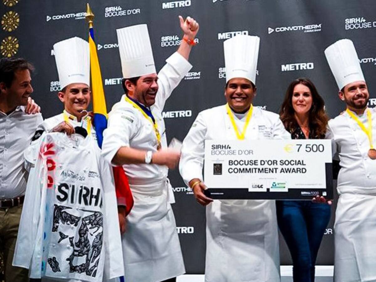 Colombia ganó en el Bocuse D’Or con el chef cartagenero Carlos Pájaro