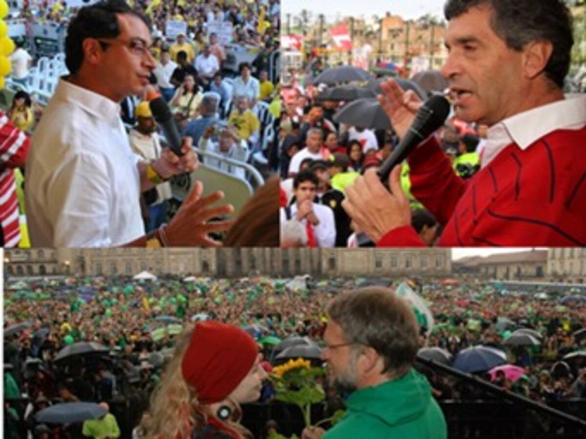 La lluvia acompañó cierre de campañas