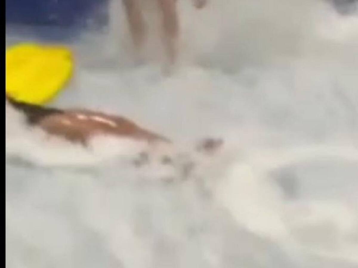 Menor de 10 años quedó atrapada en atracción de agua en Medellín