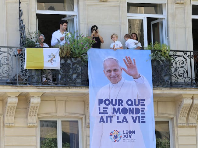 Papa León XIV en Francia. 25 de septiembre de 2026. Foto: Getty Images.