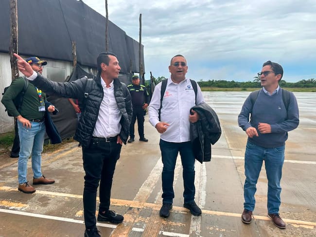 Aeronáutica Civil y Satena avanzan en la reactivación del aeropuerto Las Flores en El Banco, Magdalena/ Alcaldía de El Banco.