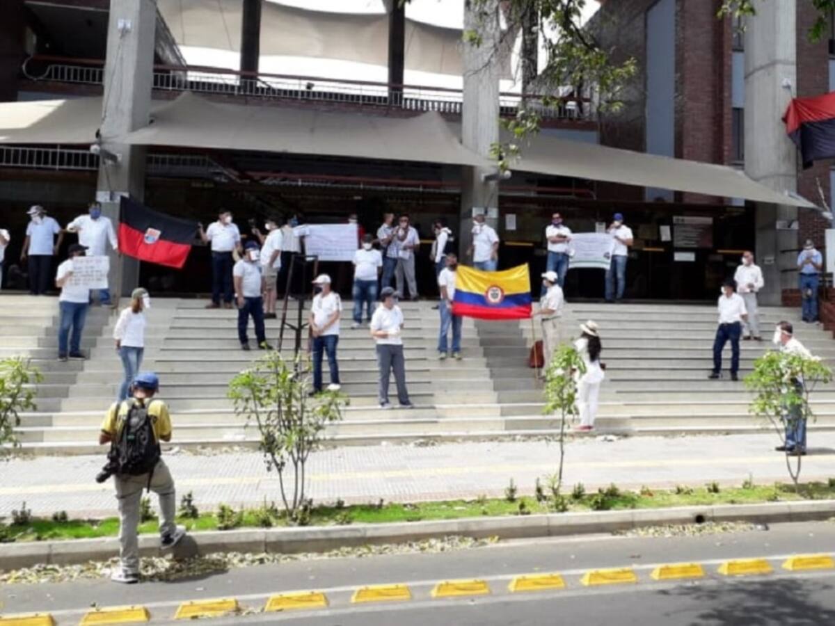Abogados litigantes en Cúcuta protestaron pidiendo reapertura de juzgados