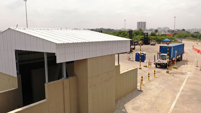 COMPAS Cartagena instala escáner para inspección de contenedores