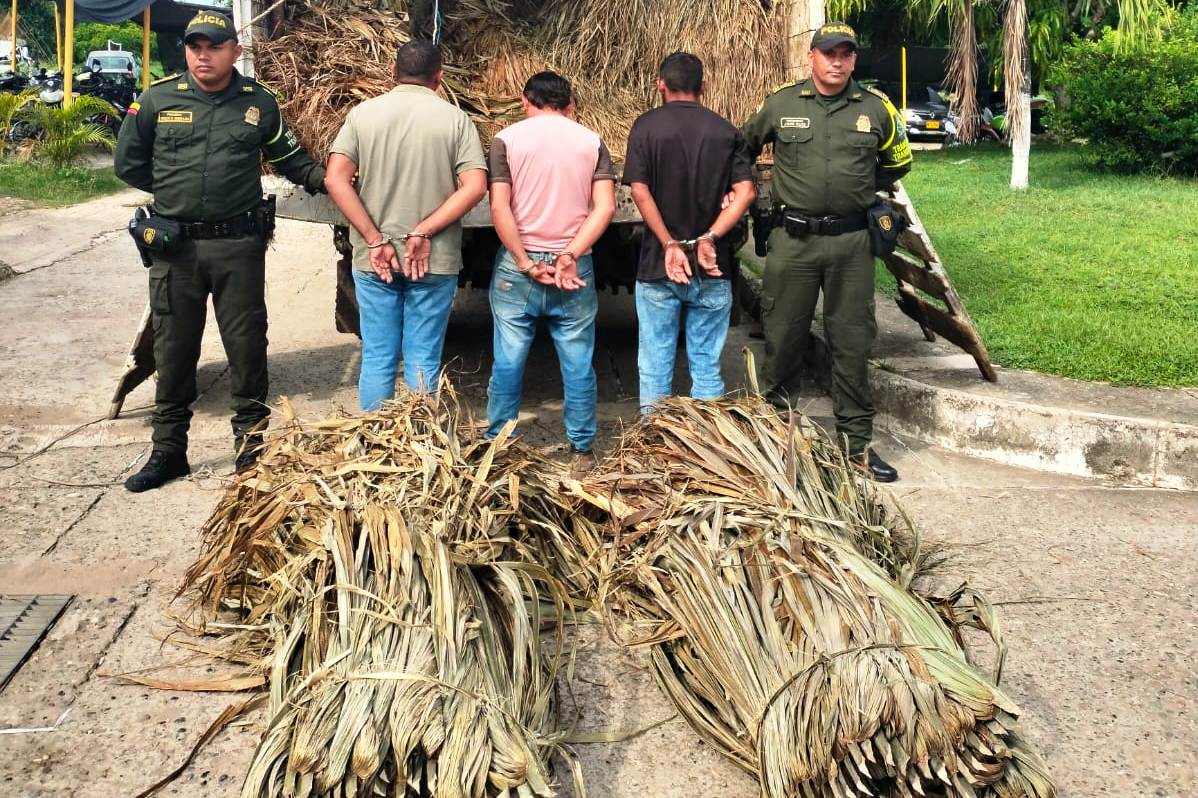 Capturados tres personas por aprovechamiento ilícito de recursos naturales en Magangué, Bolívar