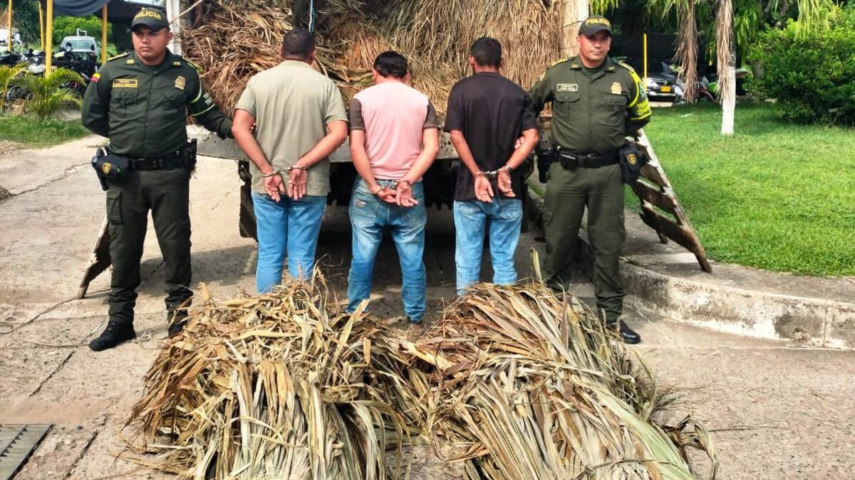 Capturados tres personas por aprovechamiento ilícito de recursos naturales en Magangué, Bolívar