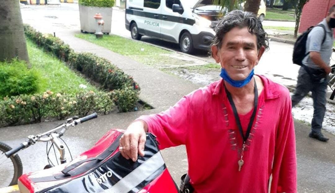 Don Albeiro, domiciliario afectado