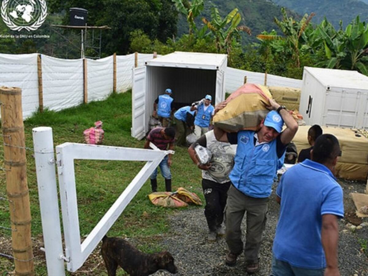 ONU ha extraído 620 caletas de las Farc