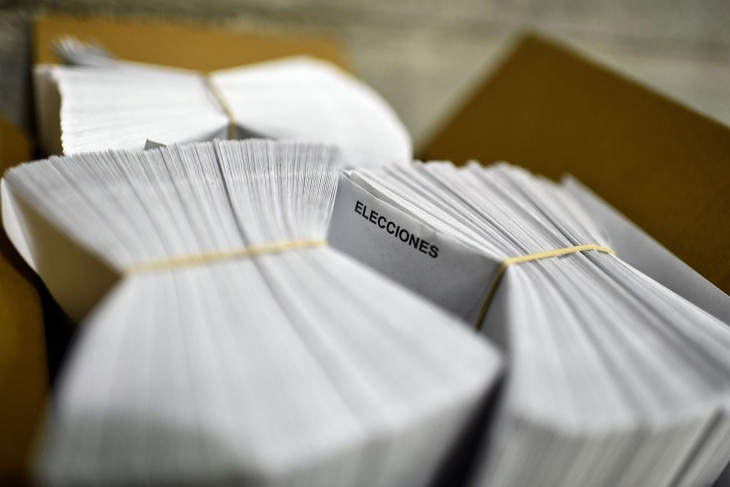 Imagen de referencia de elecciones en España. Foto: Óscar del Pozo / AFP via Getty Images