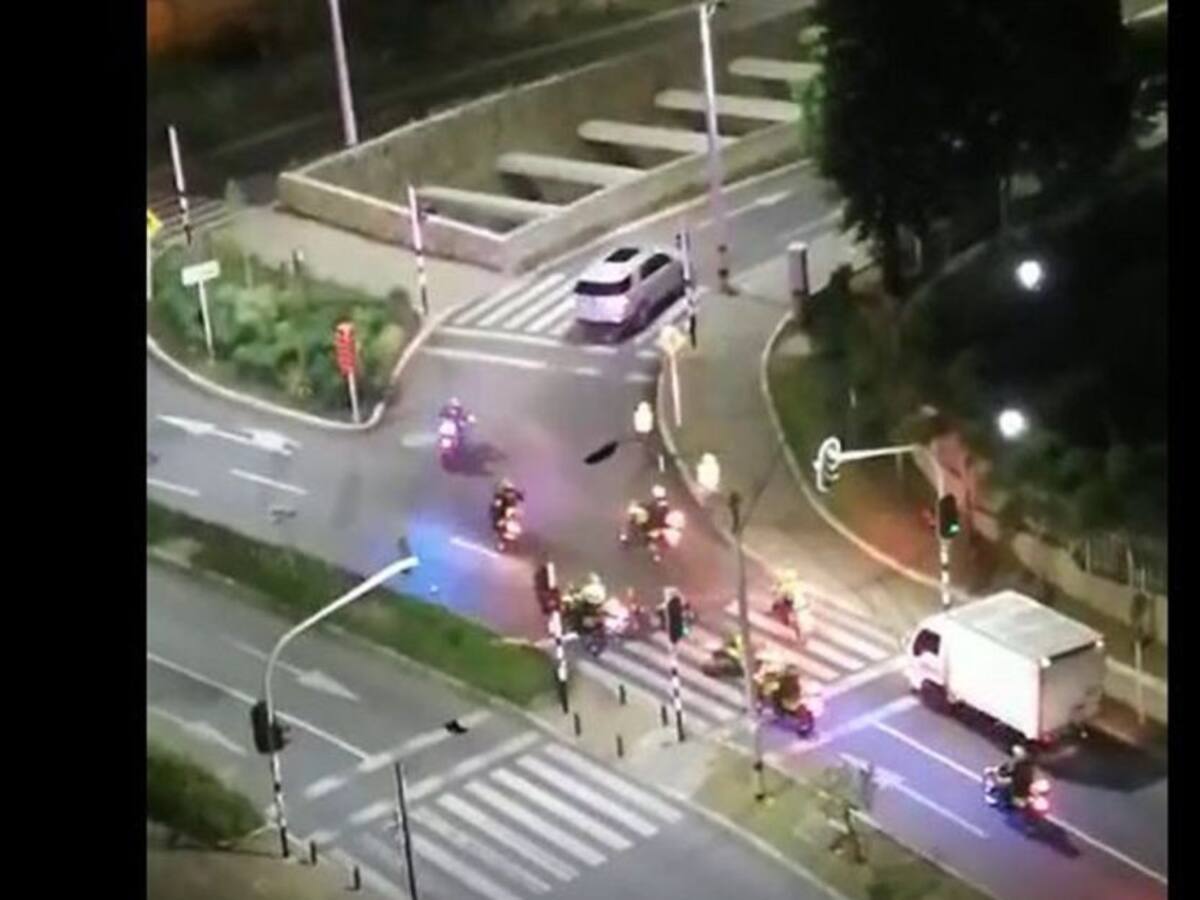 Camioneta protagoniza extensa persecución de la Policía en Medellín