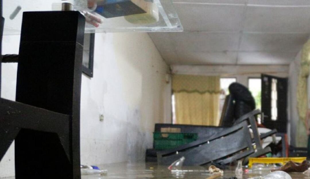 Damnificados de fuertes lluvias