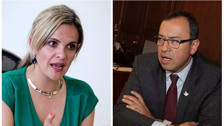 Las pruebas que entregó la directora del Sena a la Procuraduría en contra de Prada. Foto: Colprensa