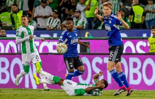 Nacional vs. Millonarios por el partido de ida de la final de la Liga Colombiana 2023-I / Colprensa