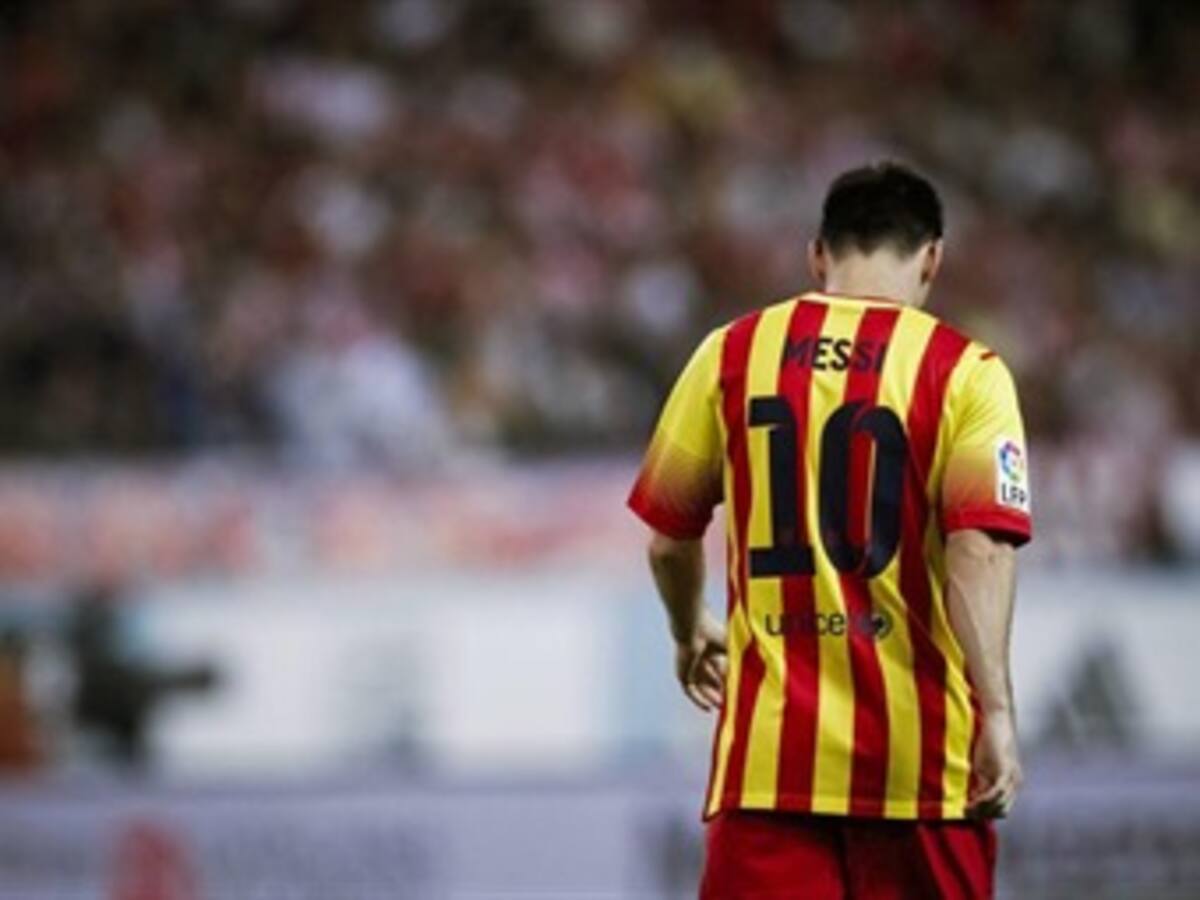 Messi tiene un hematoma intramuscular
