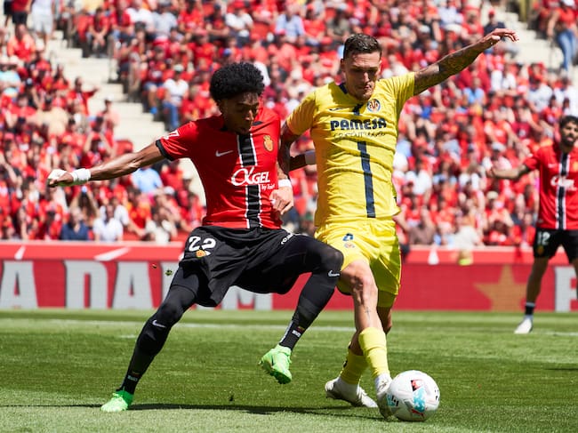 Johan Mojica durante el partido ante Villarreal de este domingo. (Photo by Rafa Babot/Getty Images)