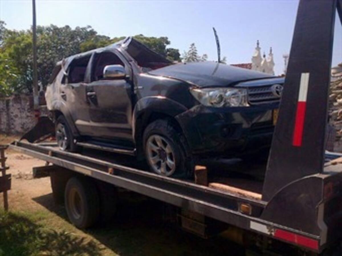 Aspirante a la Cámara sufrió accidente de tránsito en Bolívar