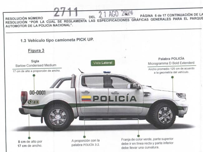 Carros de la Policía cambiarán de color: regresa el blanco con verde