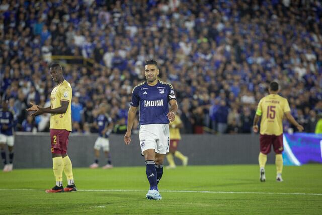 Agosto 2 de 2024. Millonarios enfrenta a Deportes Tolima, por encuentro válido de la Liga BetPlay II 2024 de la fecha 4, en el estadio Nemesio Camacho el Campin. (Colprensa)