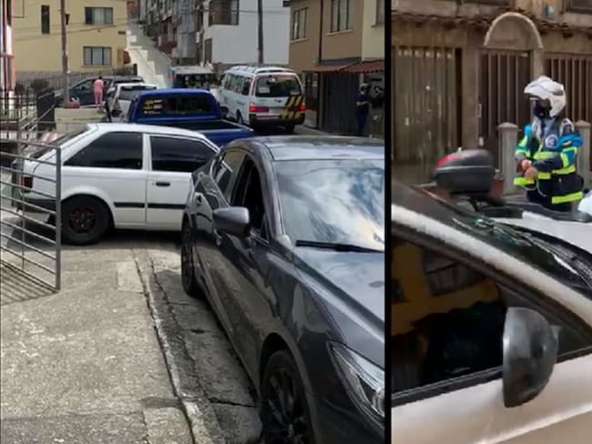 Retiro de vehículos en el barrio El Palmar