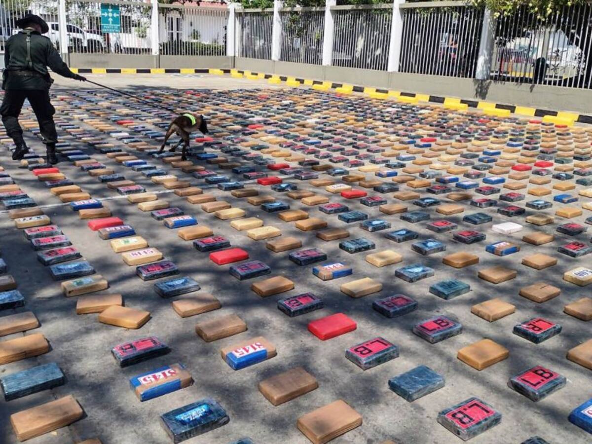 3.5 toneladas de cocaína incautadas en Cartagena, Santa Marta y Bogotá