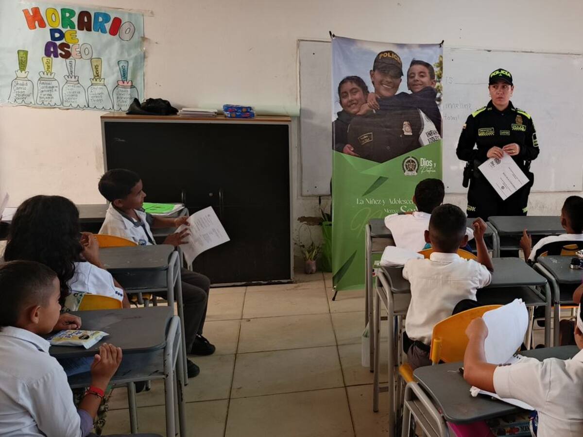 “Mi colegio libre de drogas”: un programa que construye entornos seguros para los niños en Bolívar