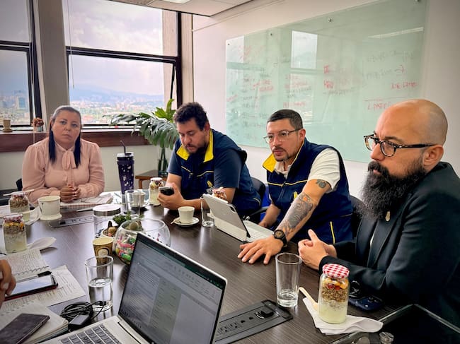 Reunión de UNGRD y DAGRAN. Cortesía: Gobernación de Antioquia.