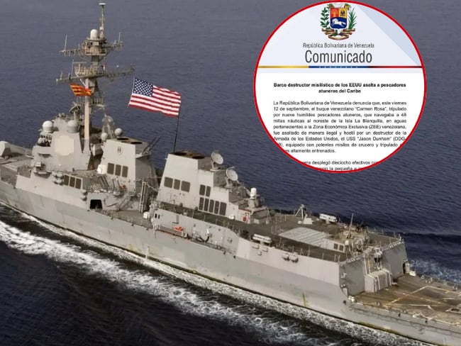 Venezuela denunció que el buque “Carmen Rosa” fue atacado por la Armada de Estados Unidos: Foto: Cancillería de Venezuela.