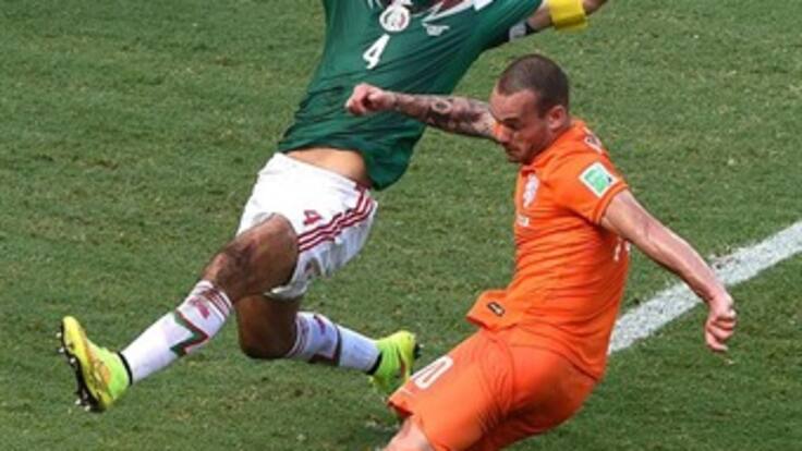 Empata Holanda, Sneijder pone el 1-1 frente a México