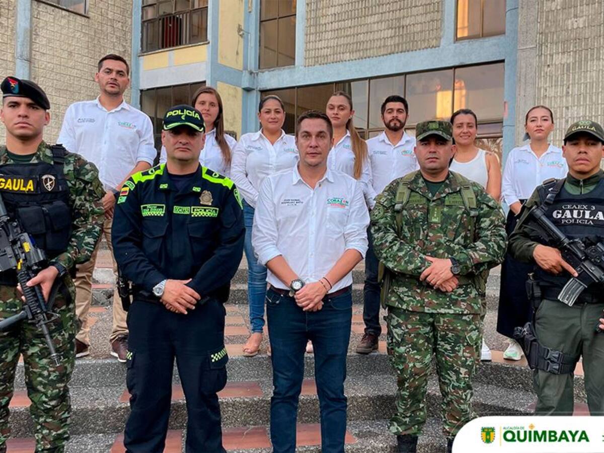 En Quimbaya, Quindío, el Ejército reforzó la seguridad con la presencia de 200 soldados