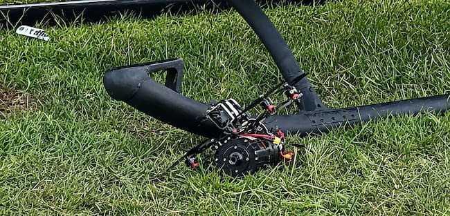 Dronen inhibido en el Cantón Militar de Popayán. Crédito: Sumintrada.