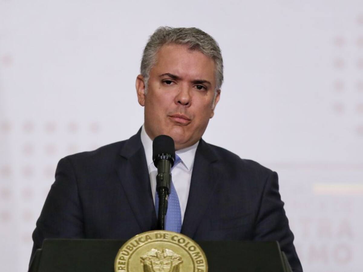 Duque al ELN: "No pretendan intimidar al país hablando de paros armados"