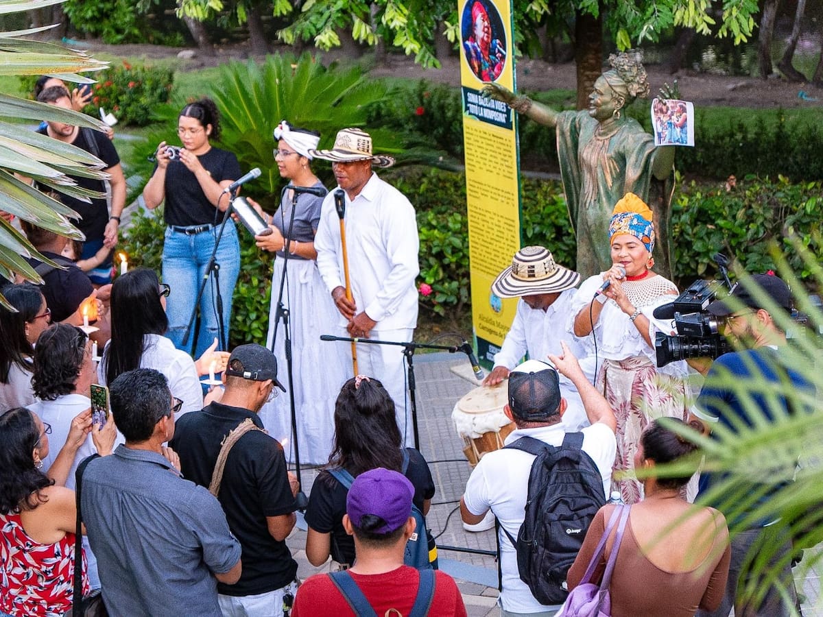 Con un sentido tributo musical los cartageneros despidieron y honraron la vida de Totó la Momposina