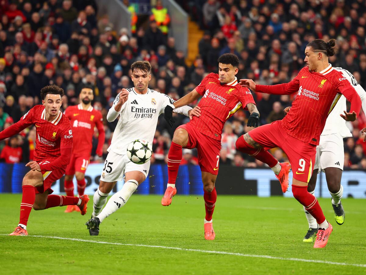 Liverpool de Luis Díaz baila al Real Madrid y es más líder que nunca en Champions League