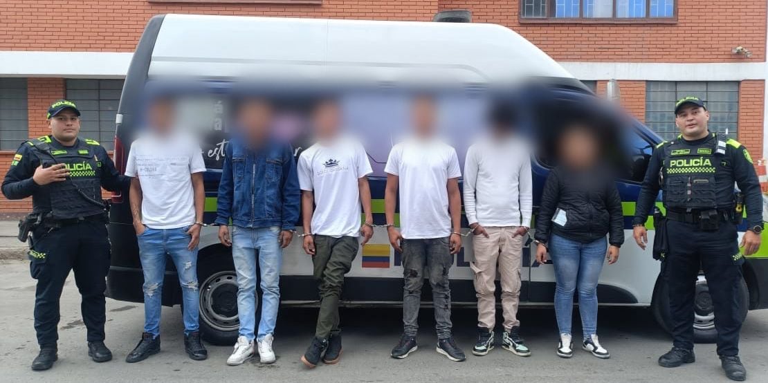 capturados por robar en Transmilenio.