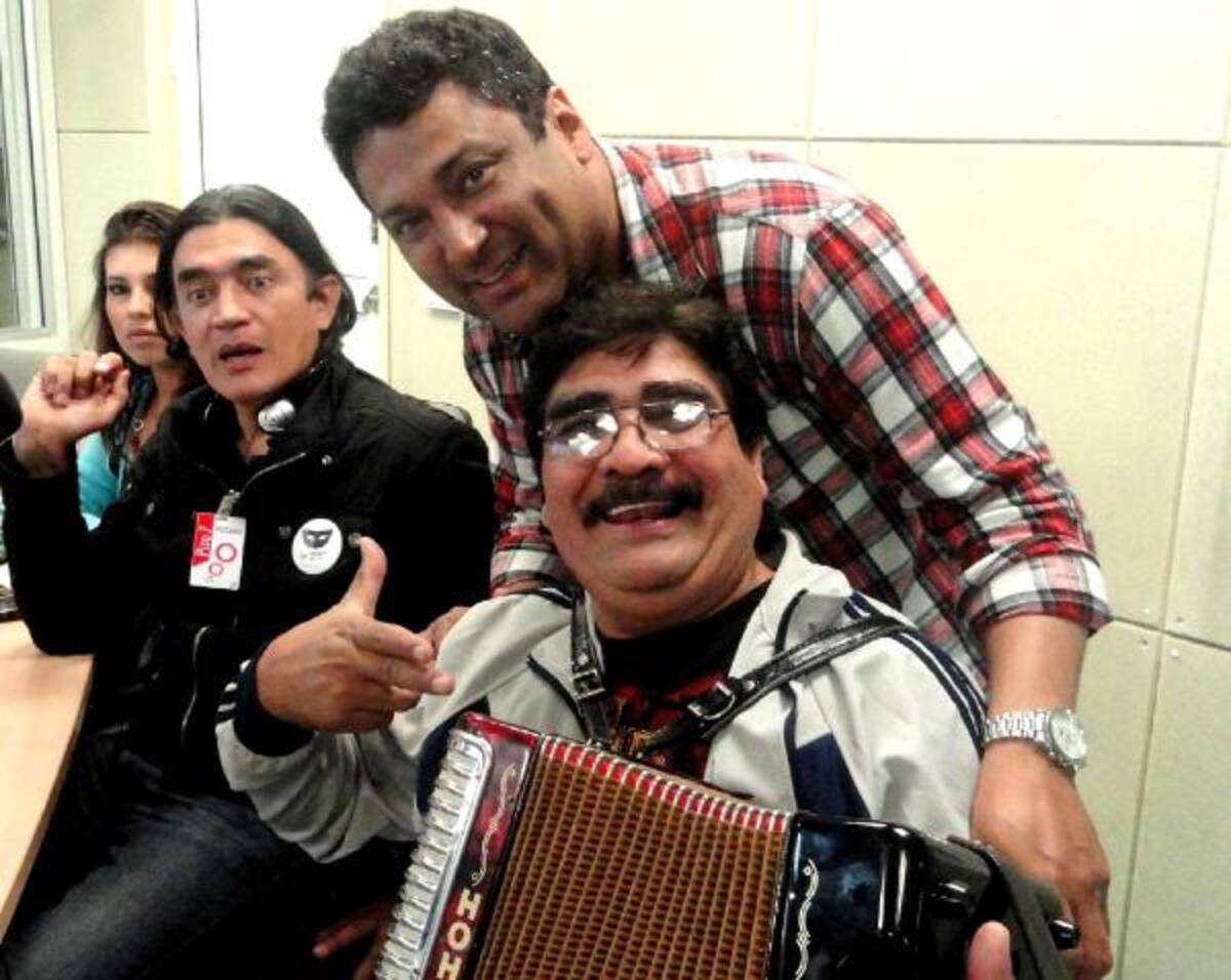 Gustavo Bolívar, Frank Solano y Celso Piña