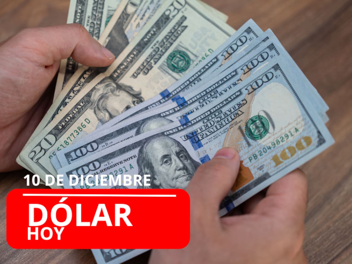 Cambio del dólar a peso colombiano: cotización de la divisa este martes 10 de diciembre