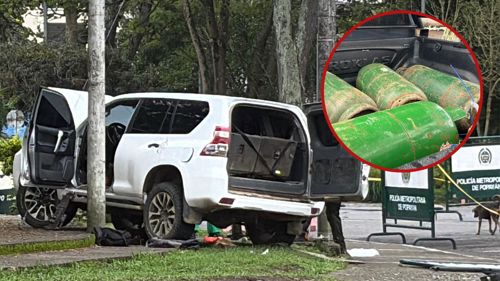 Frustran atentado terrorista en Popayán: camioneta con explosivos fue abandonada frente a estación d