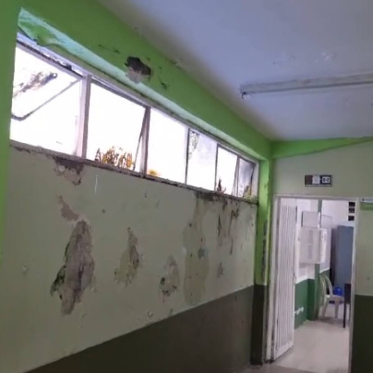 Denuncian afectaciones por lluvias en un Colegio de Montenegro, Quindío