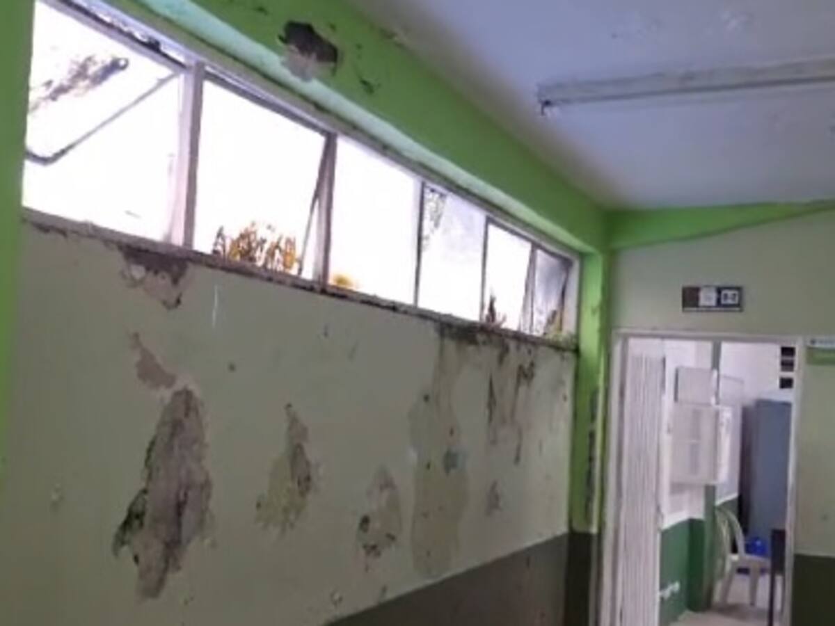 Denuncian afectaciones por lluvias en un Colegio de Montenegro, Quindío